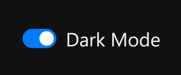 The simplest CSS variable dark mode theme